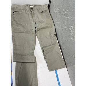 DKNY Jeans Womens Khaki Beige‎ Tan Size 4 Stretch Cotton Pants